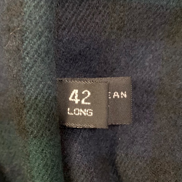 Towne by London Fog Long Black Trench Coat - Picture 4 of 10